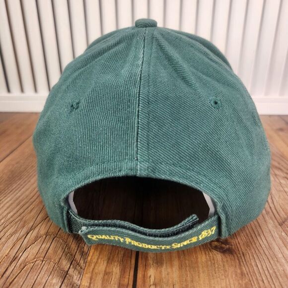 John Deere Gearbox Hat Cap Strapback Green Nostalgic Moline, Ill. Farmer Tractor - Picture 5 of 10